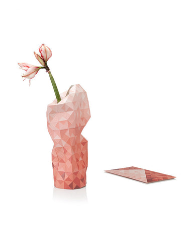 Florero de Papel Rojo 50x22 cm