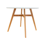 Mesa Dolce Blanca 80 x 80 cm |White  Dolce Table 80 x 80 cm