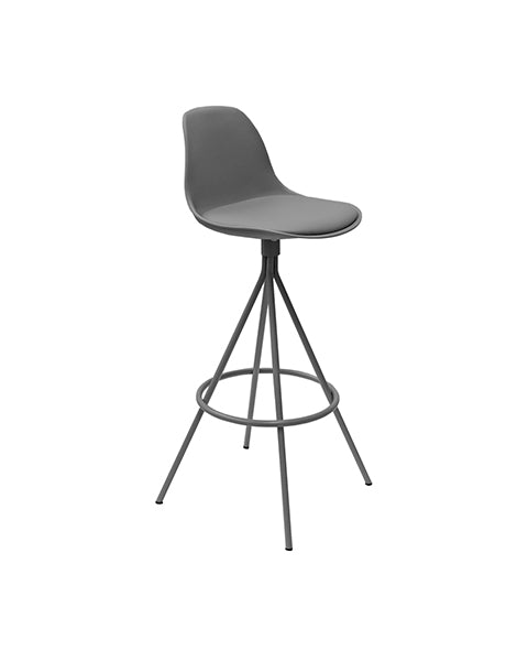 Banco Harp Gris | Gray Harp Bar Stool