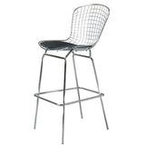 Banco Ruby Cromo (Malla Metálica) |  Chrome Ruby Bar Stool (Metal Mesh)