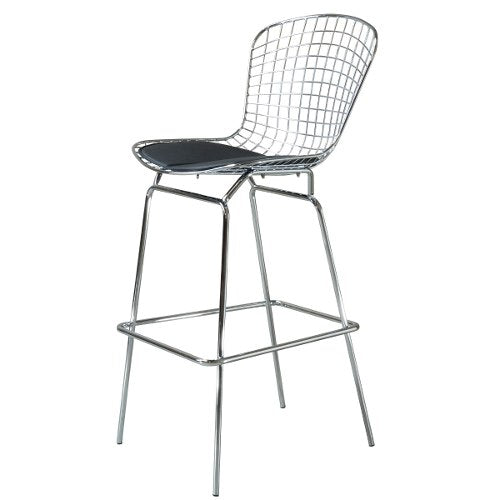 Banco Ruby Cromo (Malla Metálica) |  Chrome Ruby Bar Stool (Metal Mesh)