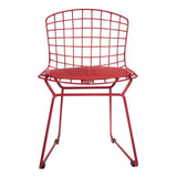 Silla Ruby Niños (Malla Metálica) Rosa |  Pink Ruby Chair Kids (Metallic Mesh)