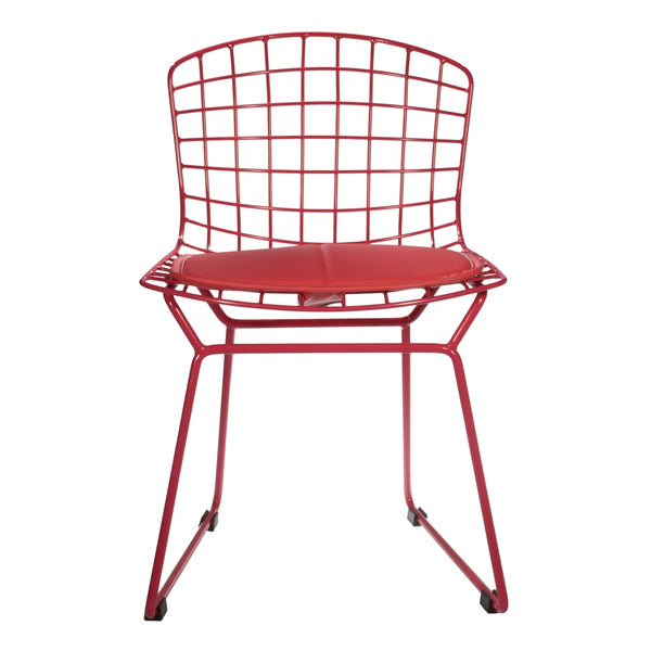 Silla Ruby Niños (Malla Metálica) Rosa |  Pink Ruby Chair Kids (Metallic Mesh)