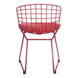 Silla Ruby Niños (Malla Metálica) Rosa |  Pink Ruby Chair Kids (Metallic Mesh)