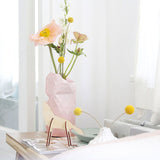 Florero de Papel Rosa 29x13 cm | Pink Paper Vase Cover 29x13 cm