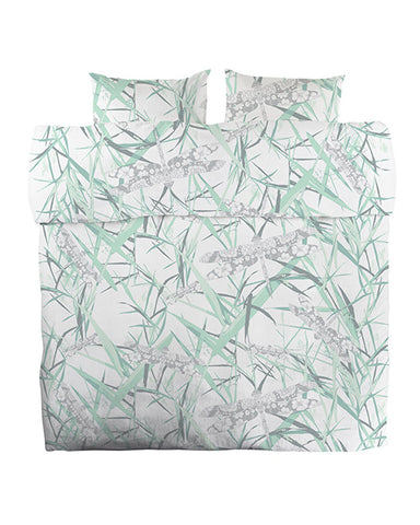 Ropa de Cama Queen Korento Aqua 240x225 cm