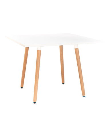Mesa Judy Blanca 100 x 100 cm