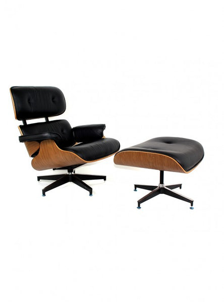 Sillón Metz en Piel Negra  | Metz Armchair in Black Leather
