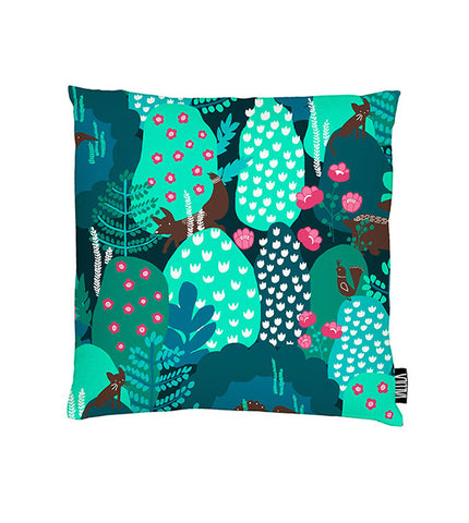 Cojín Satumetsä Petróleo 43 x 43 cm | Satumetsä Petrol Cushion 43 x 43 cm