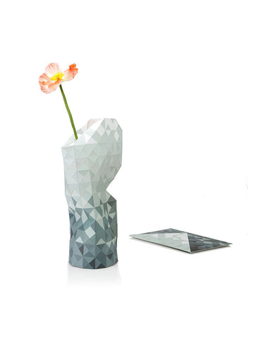Florero de Papel Gris 50x22 cm