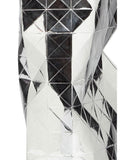 Florero de Papel Plateado 50x22 cm | Silver Paper Vase Cover 50x22 cm