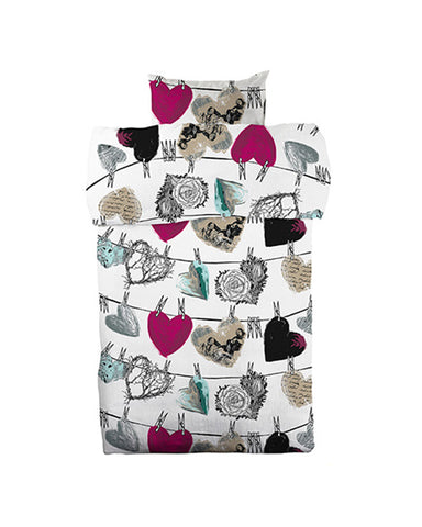 Ropa de Cama Individual Hehku Multicolor 175x220 cm