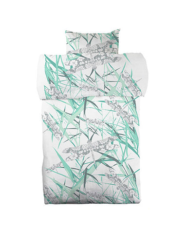 Ropa de Cama Individual Korento Aqua 175x220 cm