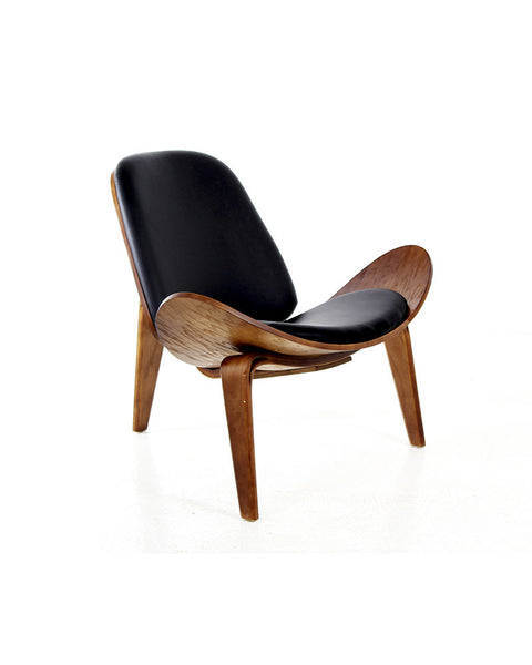 Silla Wegner Nogal Negra | Wegner Walnut Black Chair