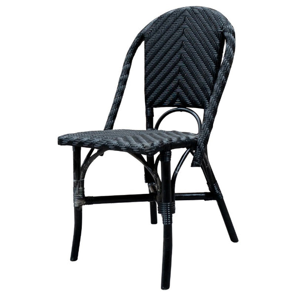Silla Jambi Rattan Negra
