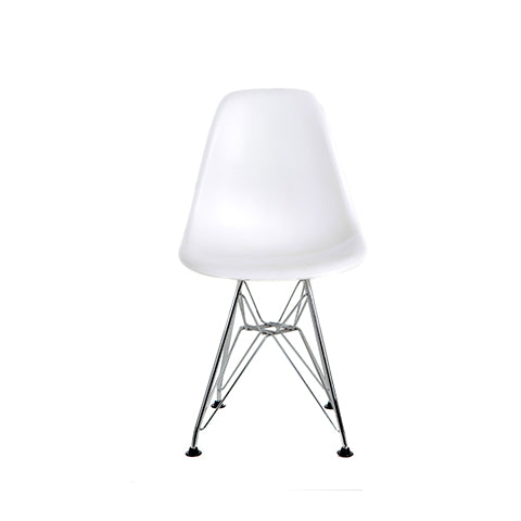 Silla Berlín Niños Pata de Metal Blanca | Chair Berlin Kids White Metalic Leg