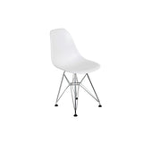 Silla Berlín Niños Pata de Metal Blanca | Chair Berlin Kids White Metalic Leg