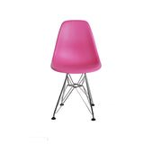Silla Berlín Niños Pata de Metal Rosa | Chair Berlin Kids Pink Metalic Leg
