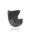 Sillón Egg en Tela Gris Claro | Light Gray Fabric Armchair Egg