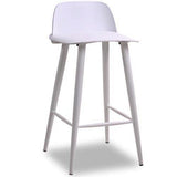 Banco Genova Bar Blanco  |  White Genova Bar Stool