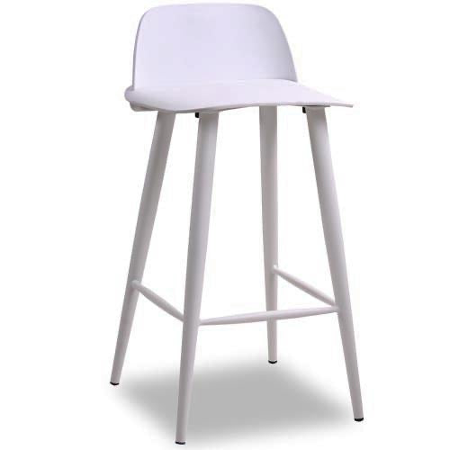 Banco Genova Bar Blanco  |  White Genova Bar Stool