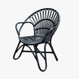 Silla Ola Ratán Negro
