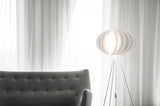 Lámpara Disca Blanca 52x30 cm | Disca White Lamp  52x30 cm