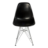 Silla Berlín Pata de Metal Negra |  Black Berlin Chair with Metalic Leg