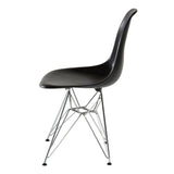 Silla Berlín Pata de Metal Negra |  Black Berlin Chair with Metalic Leg