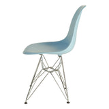 Silla Berlín Pata de Metal Azul |  Blue Berlin Chair with Metalic Leg
