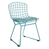 Silla Ruby Niños (Malla Metálica) Azul |  Blue Ruby Kids Chair (Metallic Mesh)