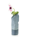 Florero de Papel Azul Aqua 29x13 cm | Watercolor Blue Paper Vase Cover 29x13 cm