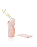 Florero de Papel Rojo 50x22 cm | Pink Paper Vase Cover 50x22 cm