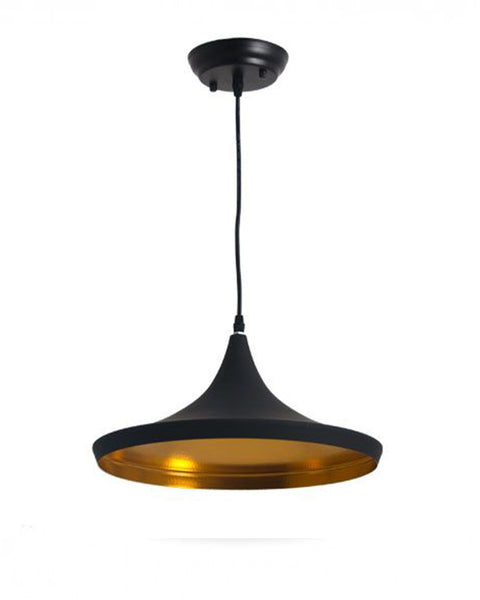 Lámpara de Techo Pan Negro Dorado | Gold Black Bread Ceiling Lamp